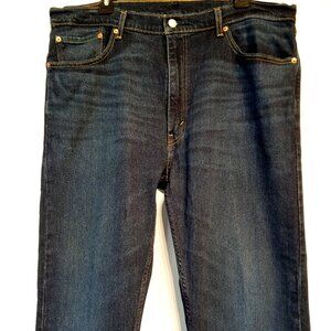 Levi's 505 Jeans  Men's 40 x 30   Straight Leg  Dark Wash  Cotton blend  Stretch